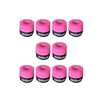 Wilson Comfort Bowl O'grips 10 Adet Grip Pembe Tenis Raketi Gribi