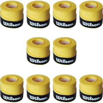 Wilson Comfort Bowl O'grips 10 Adet Grip Sarı Tenis Raketi Gribi