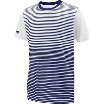 Wilson WRA767203 Lacivert B Team Striped Crew Erkek Çocuk T-Shirt