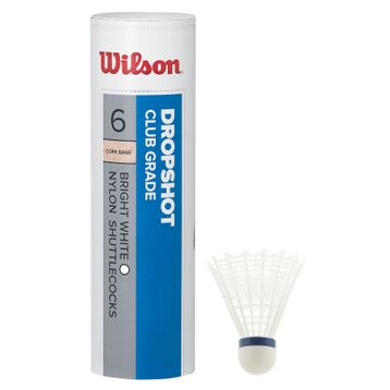 Wilson WRT6046WH Dropshot 6 Tube Wh Badminton Topu