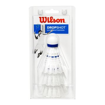Wilson WRT6048WH Dropshot 3 Clamshel Wh Badminton Topu