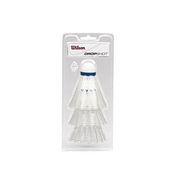 Wilson WRT6048WH Dropshot 3 Clamshel Wh Badminton Topu