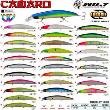 Wily Camaro 0-1 mt 13 cm 21 gr Renk: 10 Maket Balık