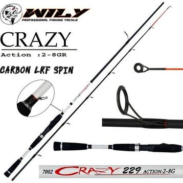 Wily Crazy 210 cm 2-8 gr LRF Kamış