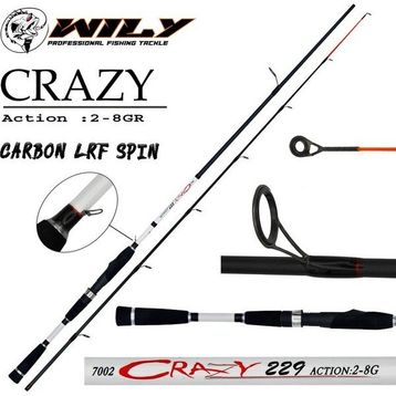 Wily Crazy 229 cm 2-8 gr LRF Kamış
