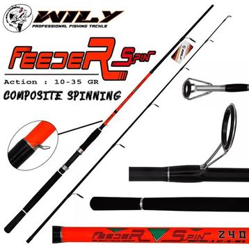 Wily Feeder 210 cm 10-35 gr Atarlı Kompozit Spin Olta Kamışı