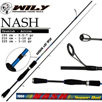 Wily Nash 210 cm 1-10 gr LRF Kamış