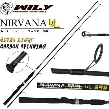 Wily Nirvana UL 225 cm 3-18 gr Spin Kamış