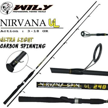 Wily Nirvana UL 240 cm 3-18 gr Spin Kamış