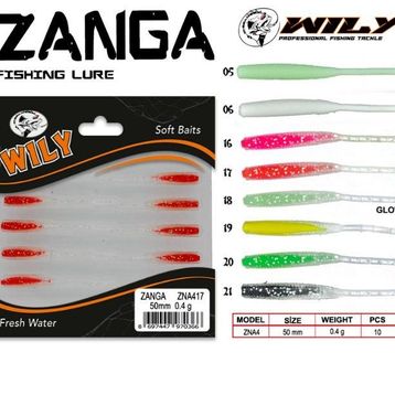 Wily Zanga Lrf 5 cm 0.4 gr Renk:16 Silikon Yem
