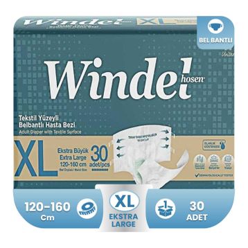 Windelhosen 30 Adet XL Belbantlı Hasta Bezi