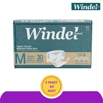 Windelhosen 60 Adet Medium Belbantlı Hasta Bezi