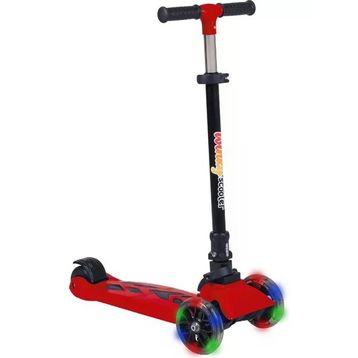 Winky WSC1-L Işıklı Kırmızı Scooter