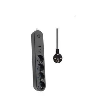 Winnboss 3402 3 USB 4 Priz Akım Korumalı Priz