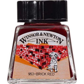 Winsor Newton 040 Brick Red 14 ml Çizim Mürekkebi