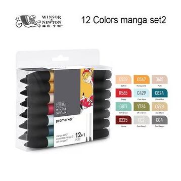 Winsor & Newton 12+1 Promarker Manga Seti