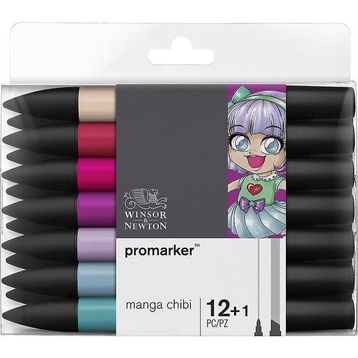Winsor & Newton 12+1 Set Manga Chibi Promarker