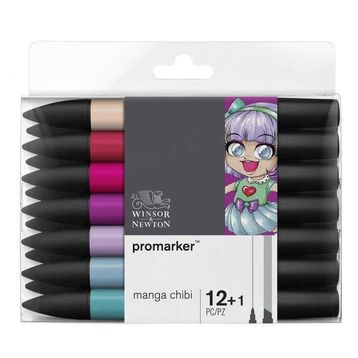 Winsor & Newton 12+1 Set Manga Chibi Promarker