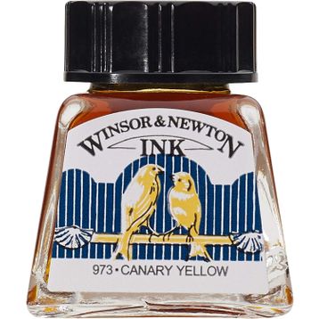 Winsor Newton 123 Canary Yellow 14 ml Çizim Mürekkebi