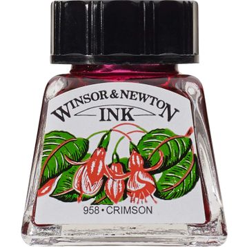 Winsor Newton 203 Crimson 14 ml Çizim Mürekkebi