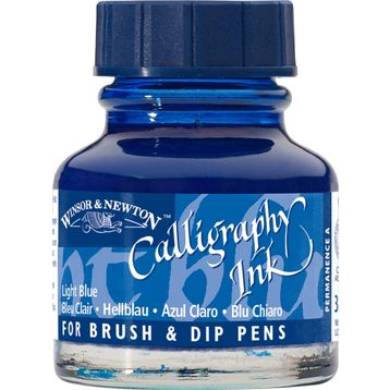 Winsor Newton 350 Light Blue 30 ml Kaligrafi Mürekkebi