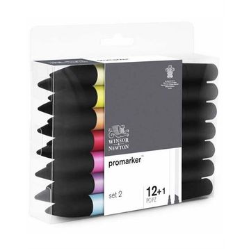 Winsor & Newton 4832 Promarker 12+1 Kalem Seti