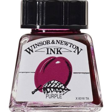 Winsor Newton 542 Purple Çini Çizim Mürekkebi