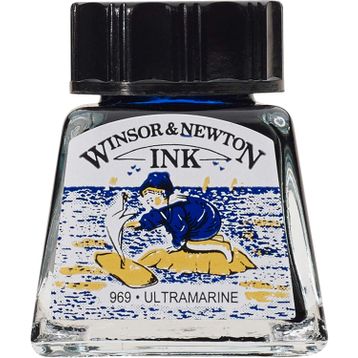 Winsor Newton 660 Ultramarine 14 ml Çizim Mürekkebi