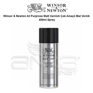 Winsor & Newton All Purprose Matt Çok Amaçlı Mat 400 ml Sprey Vernik