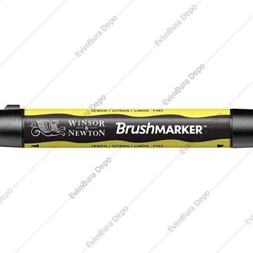 Winsor Newton Lemon Y747 Brushmarker Kalem