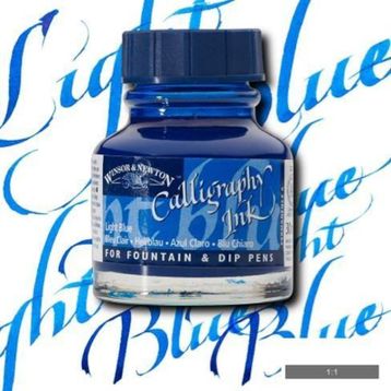 Winsor & Newton N:350 Light Blue Kaligrafi Mürekkebi