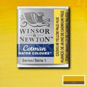 Winsor Newton No:119 Cadmium Yellow Pale Tablet Sulu Boya