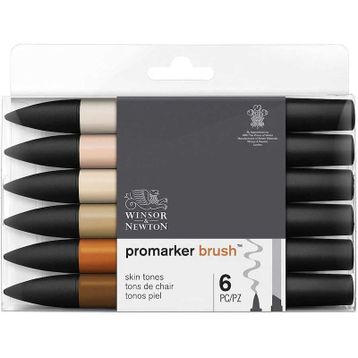 Winsor & Newton Ten Renkleri 6'lı Promarker Seti