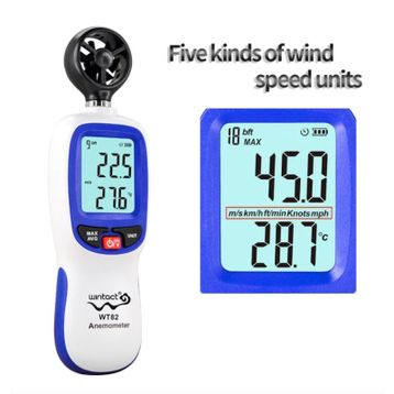 Wintact WT82 Dijital Anemometre Hava Hız Ölçer