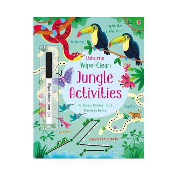 Wipe Clean Jungle Activities-Usborne Publishing