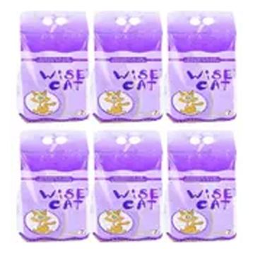 Wise Cat 7 lt x 6 Adet Diatomit Kedi Kumu