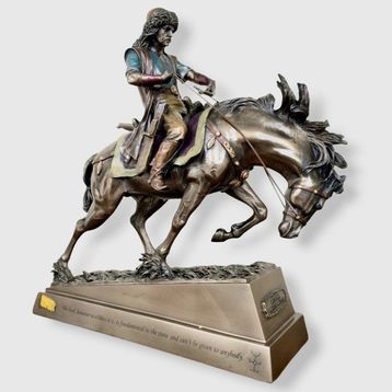 Wise Unicorn Mete Han Bronz 30 cm Biblo