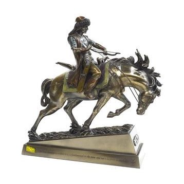 Wise Unicorn Mete Han Bronz 30 cm Biblo