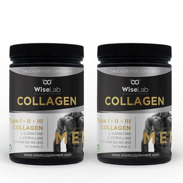 WiseLab Men Collagen Type 1 2 3 2x300 gr Toz