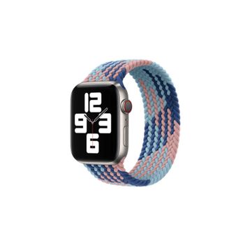 Wiwu Apple Watch 38 mm Braided Solo Loop Contrast Color Large Kordon
