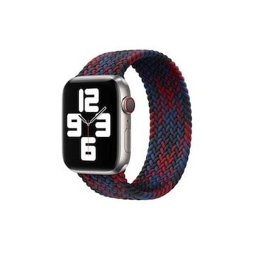 Wiwu Apple Watch 42 mm Braided Solo Loop Contrast Color Large Kordon