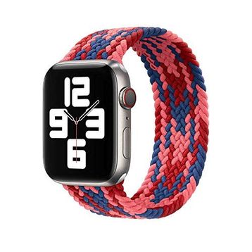 Wiwu Apple Watch 42 mm Braided Solo Loop Contrast Color Medium Kordon