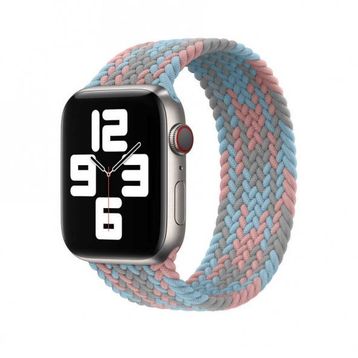 Wiwu Apple Watch 42 mm Braided Solo Loop Contrast Color Small Kordon