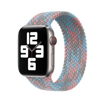 Wiwu Apple Watch 42 mm Braided Solo Loop Contrast Color Small Kordon