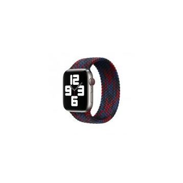 Wiwu Apple Watch 44 mm Braided Solo Loop Contrast Color Medium Kordon