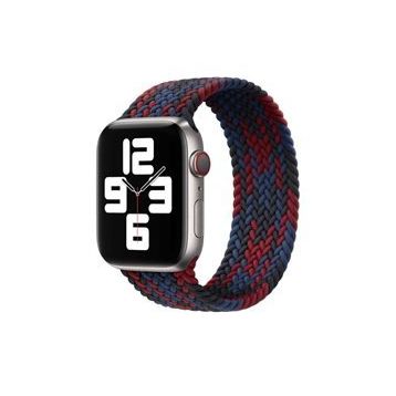 Wiwu Apple Watch 44 mm Braided Solo Loop Contrast Color Medium Kordon