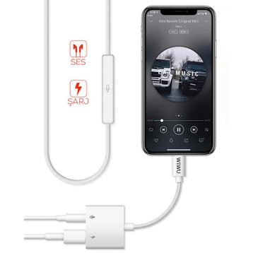 Wiwu LT-01 Pro Lightning Ses Adaptörü