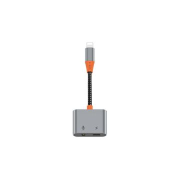 Wiwu LT08 Konuşma Destekli Lightning To 3.5 mm Aux Çevirisi Ses Adaptörü