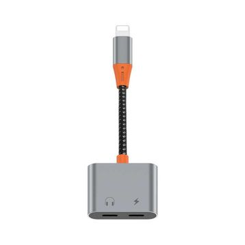 Wiwu LT09 Lightning Şarj Ve Lightning Kulaklık Dönüştürücü Adaptör