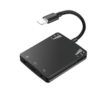 Wiwu TA45819 3 İn 1 Live Broadcast Lightning Ses Adaptörü